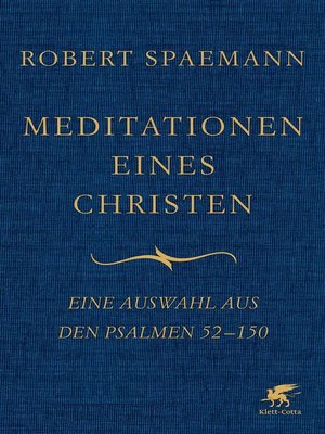 cover image of Meditationen eines Christen